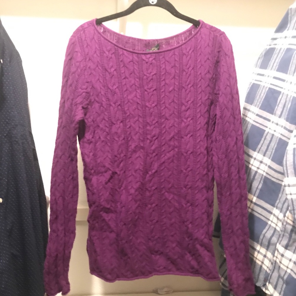 Ralph Lauren Purple Knit Sweater